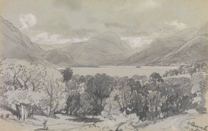 Ullswater, 14. oktober 1836 af Edward Lear