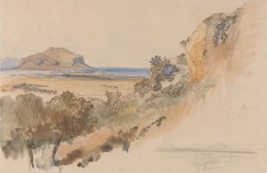 Udsigt i nærheden af Palermo af Edward Lear