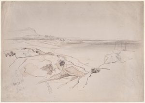 Udsigt over Sciacca, Sicilien af Edward Lear