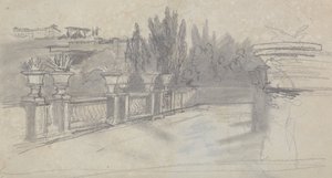 Villa Torlania, tidligere Villa Conti, Erascati af Edward Lear