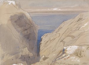 Wied Zurrik (Malta) af Edward Lear