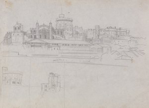 Windsor Castle af Edward Lear
