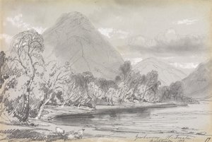 Yewbarrow, Wastwater, 16. september 1836 af Edward Lear