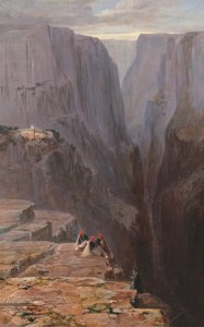 Zagori, Grækenland, 1860. af Edward Lear