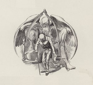 Illustration til The Water-Babies af Charles Kingsley (gravering) af Edward Linley (after) Sambourne