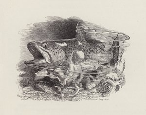 Illustration til The Water-Babies af Charles Kingsley (gravering) af Edward Linley (after) Sambourne