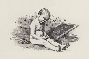 Illustration til The Water-Babies af Charles Kingsley (gravering) af Edward Linley (after) Sambourne
