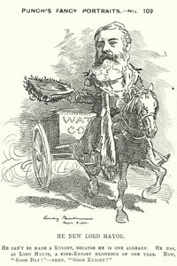 Punch tegnefilm: Sir Robert Fowler af Edward Linley (after) Sambourne