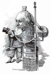 Benjamin Ward Richardson. af Edward Linley Sambourne
