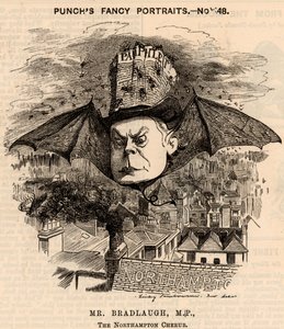 Charles Bradlaugh (1833-1891) af Edward Linley Sambourne
