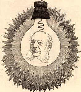 Charles William Siemens (1823-1883) af Edward Linley Sambourne
