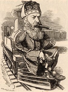 George Granville William Sutherland-Leveson-Gower af Edward Linley Sambourne