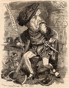 Harrison Ainsworth (1805-1882) af Edward Linley Sambourne