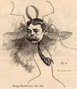 Lord Randolph Henry Spencer Churchill (1849-1895) af Edward Linley Sambourne