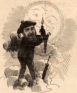 Portræt af Joseph Norman Lockyer af Edward Linley Sambourne