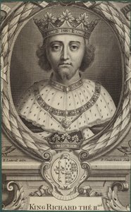 Portræt af kong Richard II af England af Edward Lutterell