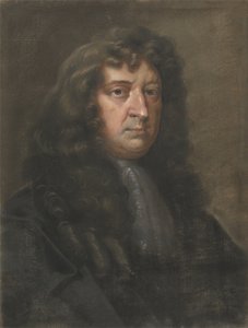 Samuel Butler (1612-80), forfatteren af Hudibras (pastel på lagt papir) af Edward Lutterell