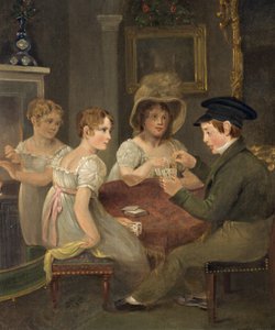 Fru Sarah Cornock og hendes tre børn, ca. 1810 af Edward Matthew Pearce