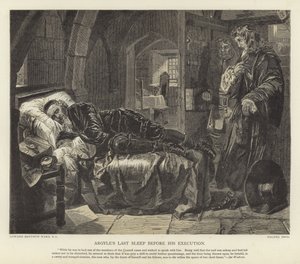 Argyles sidste søvn før hans henrettelse af Edward Matthew Ward