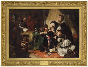 Marie Antoinettes og hendes søns sidste afsked, 1856