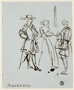 Tre figurer af Edward Matthew Ward