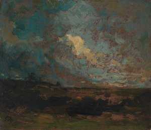 Efter badet, ca. 1883-1887. af Edward Mitchell Bannister