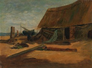 Fiskehytter af Edward Mitchell Bannister