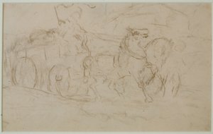 Hest og vogn (#9), ca. 1880