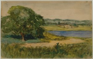 Landskab af Edward Mitchell Bannister