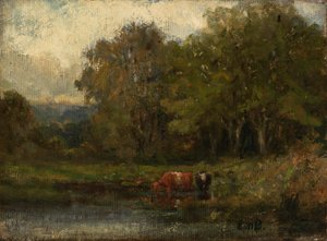 Landskab, 1895. af Edward Mitchell Bannister