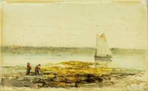 Morgen på kysten af Edward Mitchell Bannister