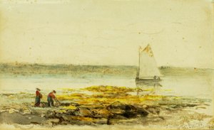 Morgen på stranden, 1892. af Edward Mitchell Bannister