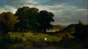 Egetræer af Edward Mitchell Bannister