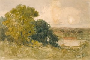 På Seekonk-floden af Edward Mitchell Bannister