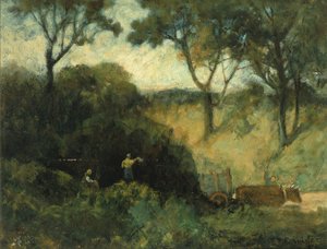 Salut, 1895. af Edward Mitchell Bannister