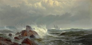 Fra Normans ve 1872 (Olie på lærred) af Edward Moran