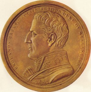 Englands store kaptajn Arthur Duke of Wellington - Souvenirmedalje, 1815 1910