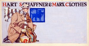 Annonce for Hart, Schaffner & Marx Clothes, pub. 1900