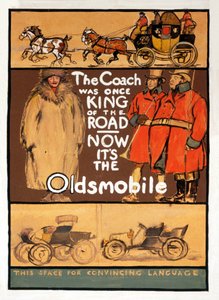 Annonce for Oldsmobile, pub. 1910