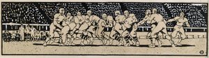 Fodboldkamp af Edward Penfield