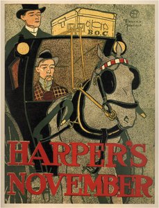 Harpers november, 1896 af Edward Penfield