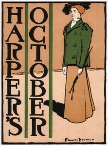 Harpers oktober, 1895 af Edward Penfield