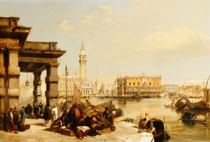 Udsigt over St. Marks fra Punta della Dogana, Venedig