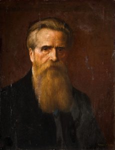 Portræt af kunstnerens selvportræt, 1906. af Edward R Taylor