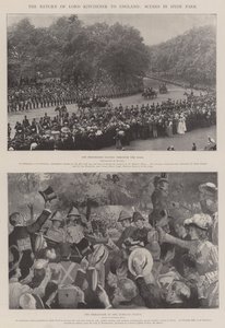 Lord Kitcheners hjemkomst til England, Scener i Hyde Park af Edward Read