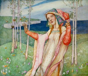 Forår, 1911 af Edward Reginald Frampton