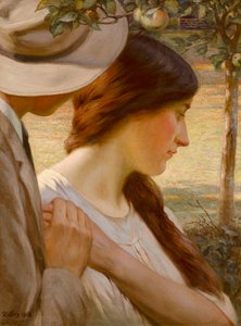 A Shadow (olie på lærred) af Edward Ridley