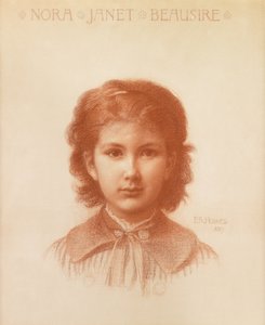 Nora Beausire, datter af Liverpools kunstsamler af Edward Robert Hughes