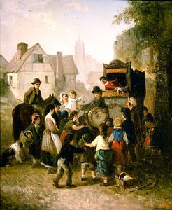 The Punch and Judy Show (olie på lærred)
