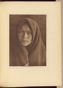 En kvinde af Kiusta - Haida af Edward S. Curtis